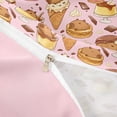 thumbnail image 4 of Erosebridal Capybara Duvet Cover Set For Cartoon Rodent Animals,Sweet Dessert Ice Cream Bedding Full For Kids Girls ,Reversible Pink 3 Pieces,No Comforter, 4 of 6