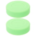 thumbnail image 1 of COMPUKAS 2 Pcs Rondelle d'Entraînement de Hockey sur Glace Extérieur Vert PVC Adapté pour la Pratique du Hockey sur Roulettes, 1 of 8