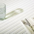 thumbnail image 3 of Daisy Stripe Tablecloth Single Pack, Beige/Brown, 60"x84", Ideal for Elegant Dining and Casual Parties, WrinkleFree and Durable, Perfect for Any Occasion, 3 of 6