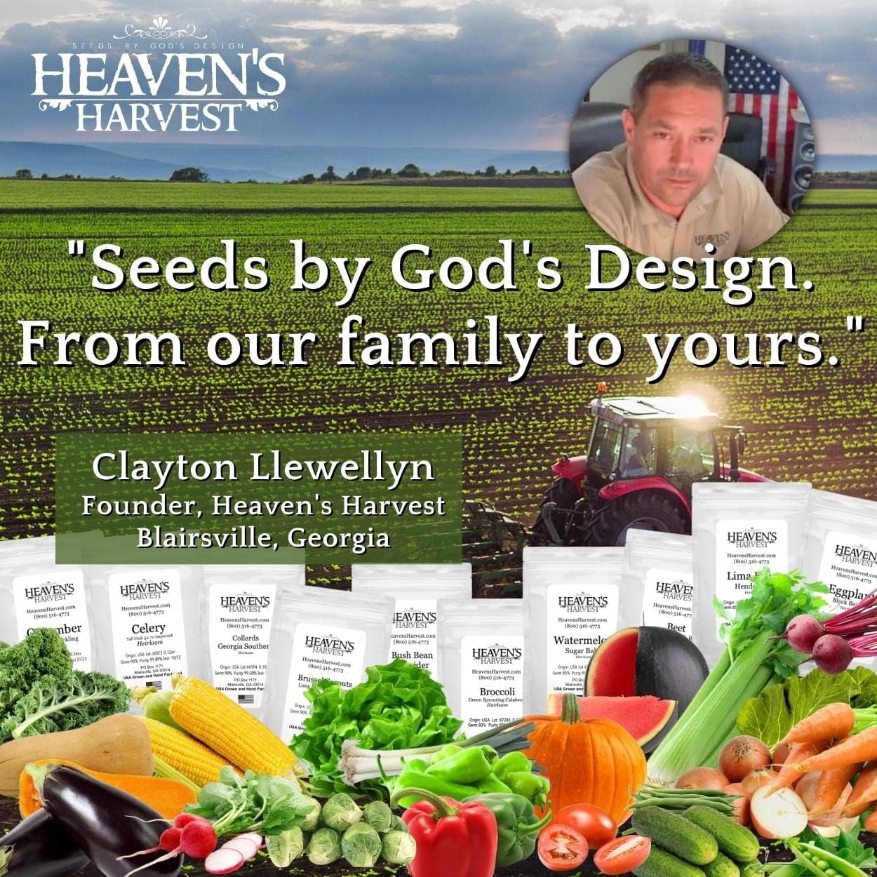 Heavens Harvest 10+ Year Survival Seed Bank Kit | Over 75,000 Non-GMO Heirloom Vegetable Seeds for Planting an Outdoor Garden