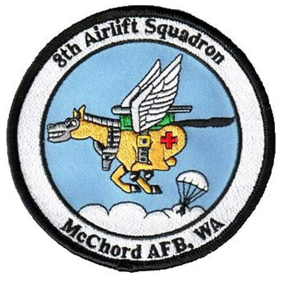8th Airlift Squadron McChord AFB, WA Patch – Sew On