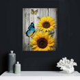 thumbnail image 4 of COMIO  Sunflower Butterfly Canvas Wall Art -Modern&nbsp;Artwork Prints Sunflower wall Decor -Living Room Bathroom Bedroom Office Home Wall Decor -Ready to Hang, 4 of 4