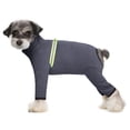 thumbnail image 2 of Dog Fleece Warm Coat,Dog Onesie Body Warmer,Dog Recovery Suit for Reduce Anxiety,Contains Shedding,Cold Weather Coats for Small Medium Dogs Dark Gray 2XL, 2 of 6
