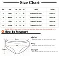 thumbnail image 2 of Bigersell Panties Clearance Crotchless Panties Briefs Panty Style P-102 Polyester Cheeky Panties Ladies Underwear Thong Briefs High Waist Women's Panties Pink XL, 2 of 3