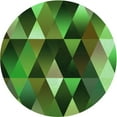 thumbnail image 1 of Ahgly Company Machine Washable Indoor Round Transitional Dark Forest Green Area Rugs, 6' Round, 1 of 7