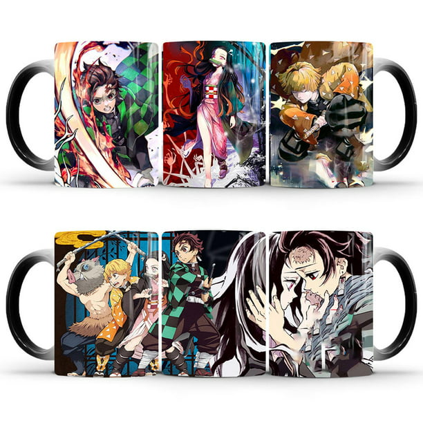 MEGAWHEELS Color Changing Heat Sensitive Mug Anime Ceramic Coffee Cup Mugs  