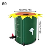 Foldable Water Container For Gardening Rainwater Harvesting PVC Materials Compact Design 50L Storage