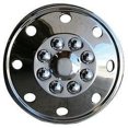 Dicor SHSD16 16" Stainless Wheel Cover Set of 4