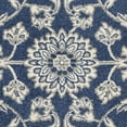 thumbnail image 4 of 2' X 3' Denim Floral Uv Treated Accent Rug, 4 of 4