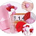 thumbnail image 4 of 20 Pcs Valentine Glitter Foam Hearts Picks,Happon Red Sparkly Heart Picks Glitter Heart Picks for Valentine Decorations and Flower Arrangements, 4 of 6