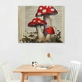 thumbnail image 2 of Orinice Vintage Mushroom  - Mushroom Wall Decor, Retro Mushroom Wall Art Prints, Cottagecore Room Decor Aesthetic, Earthy Dictionary Mushroom Picture for Home Bedroom  16x12in, 2 of 6