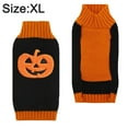 thumbnail image 2 of Pet Apparel Dog Autumn Sweater Halloween Pet Sweater Pumpkin Pattern Pet Sweater, 2 of 6