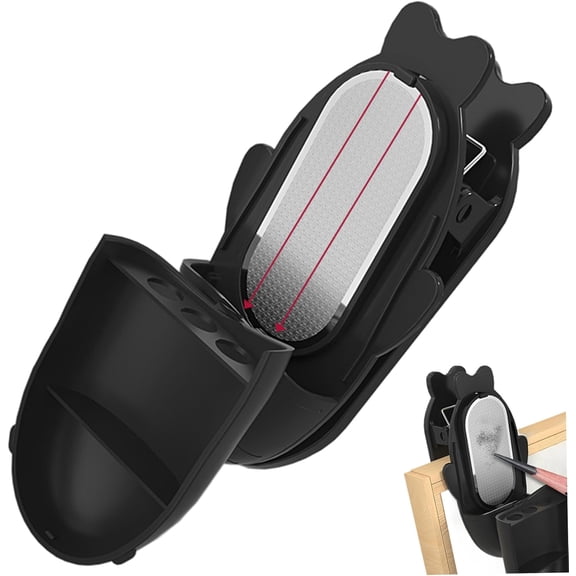 Pencil Grinder 3-in-1 Fine Grit Art Pencil Sharpener - Non-Slip Base for Charcoal, Sketching & Drawing Pencils | Compact Lead Pointer for Artists & Students