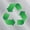 Green, variant on No Smoking / No Vaping - Rectangle design v1 - Clings FA