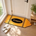 thumbnail image 2 of Winter Poetry Upgrade Pencil Crayon Style Kids Floor Mat, Non-slip Absorbent Polyester Doormat, Creative Decor Rug for Children Room Bathroom, 2 of 7
