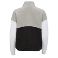 thumbnail image 2 of Boxercraft BW5206 Fleece Colorblock Quarter Zip-Oxford Heather-2XL, 2 of 2
