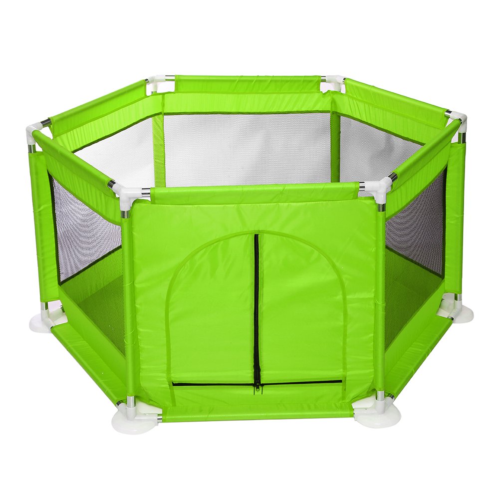 Playpen for Baby, Deluxe Extra Large Kids 6Panel Portable Play Yard