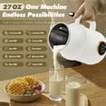 thumbnail image 5 of Nut Milk Maker Automatic Food for Homemade Almond Soy Oat Coconut Milk with Delay Start Auto Clean Keep Warm Features and 35oz Capacity, 5 of 8