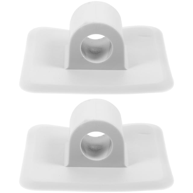 FUTUREORYY 2Pcs Kayak Engine Motor Mount Bracket PVC Rubber Boat Motor Fixed Buckle Grey