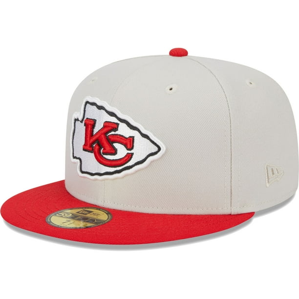 Men's New Era Khaki/Red Kansas City Chiefs Super Bowl Champions Patch
