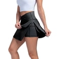 thumbnail image 6 of BadPiggies Women's Athletic Tennis Golf Skirts with Pocket Mid-Waisted Shorts Badminton Running Sport Skorts, 6 of 8