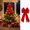 🌻 Red#192, variant on Christmas Bow 53cm Large Silk-Edged Velvet with Built-in Loop for Christmas Tree Mantel and Door Decor