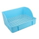 thumbnail image 2 of Caja de arena para conejos para jaula, entrenador para orinal, bandeja para orinar antisalpicaduras, caja de inodoro de esquina, inodoro para mascotas Azul Yinane Inodoro para bandeja de arena para conejos, 2 of 8