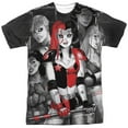 thumbnail image 1 of Batman Men's  Bad Girls Sublimation T-shirt White, 1 of 2