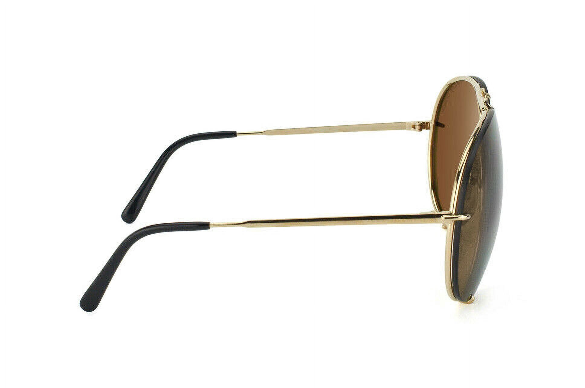 PORSCHE P 8478 A Sunglasses Light Gold Frame Brown Lenses 69mm
