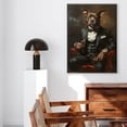 thumbnail image 5 of Hudo Cirnecodell Painting Gentleman Style on Canvas, Cirnecodell Vintage Costume Style Animals Posters For Home Decorations, Living Room, Bathroom Decor, 5 of 5
