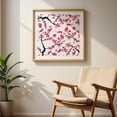 thumbnail image 6 of Cherry Blossoms - Painting Cherry Blossom Watercolor Floral Pattern Botanical Nature Unframed Wall Art Print 24 x 24 inches, 6 of 9
