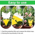 thumbnail image 6 of 72 Pcs Classic Sticky Traps for Fungus Gnat (Plants), Flying Insect, Whitefly and Fly, Yellow Sticky Insect Catcher Traps for Indoor/Outdoor, Kitchen, and Plants, High-End Glue, Non-Toxic, 4 Shapes, 6 of 7