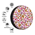 thumbnail image 4 of Naloa Squirrel In The Forest PVC Leather Spare Tire Wheel Cover for Car Truck SUV Camper Trailer Universal Fit many size17 inch, 4 of 6