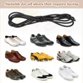 thumbnail image 3 of Uxcell 2 Count Elastic Shoe Laces, No Tie Shoelaces Black with Reflective Dot, 3 of 6