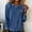 Dark blue, variant on WTXUE Women’S Pullover Sweaters Denim Patchwork Knit Sweaters Long Sleeve Denim Lapel V Neck Collared Pullover Tops Casual Winter Polo Sweater Solid Color Plua Sized Sweaters Beige L