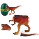 thumbnail image 3 of 6PCS huevos de Pascua rellenos DIY juguetes de Pascua huevo de dinosaurio de plástico rompecabezas de dinosaurio 3D, 3 of 8