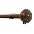 thumbnail image 6 of Deco Window 28 to 48 inches 2 Pack Adjustable Curtain Rods for Windows with Urn Finials & Bracket set (5/8'' Diameter, Brown Oil Rubbed), 6 of 7