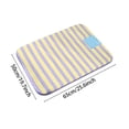 thumbnail image 3 of HUASHENG Summer Pet Pet Self Gel Mat For Dogs & Cats Non Washable Striped Design Ideal For Crates Beds & Travel, 3 of 5