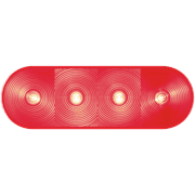 Optronics - STL412RB - 4 LED TAIL 6in. RECESSED RED - (Pack of 1)