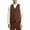Brown, variant on Men's Retro Corduroy Button Down Vest Smart Casual Lightweight Sleeveless Outerwear Waistcoat Brown Size M