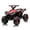 Red, variant on Riedhoff 12V Kids Ride-On ATV, Battery-Powered, LED Lights,High/Low Speed,USB,Treaded Tires,Blue