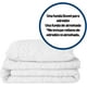 thumbnail image 2 of Juego de Funda Duvet Bluelander para Edredon Matrimonial, 2 Fundas para Almohada, Diseño de Líneas, Blanco, 2 of 5
