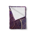 thumbnail image 2 of Ethnic Soft Flannel Fleece Throw Blanket, Tree with Curved Leafless Branches Middle Eastern Moroccan Arch Retro Art Design, Cozy Plush for Indoor and Outdoor Use, 60" x 80", Purple Blue, by Ambesonne, 2 of 6