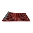 thumbnail image 2 of Ahgly Company Indoor Square Abstract Red Modern Area Rugs, 4' Square, 2 of 4