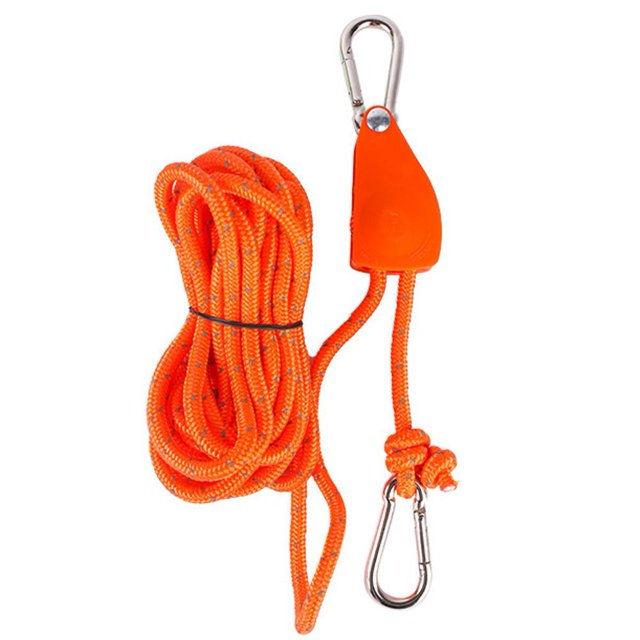 SharkTRUE Outdoor Camping Canopy Wind Rope Tensioner Thick Reflective Tent Buckle Fixed Pulley Wind