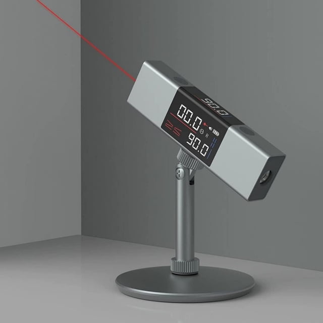 PEONAVET Angle Stand Angle Stand Protractor Digital Inclinometer Angle Measure Ruler - with Unidirectional Marking Large Lcd Screen Angle Finder Multifunctional Device for FastPrecise& Profes