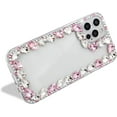 thumbnail image 4 of Crystal Pink Case for iPhone 14 6.1,Bling Glitter Diamond Case Stylish for Woman Girls,Sparkle 3D Handmade Rhinestone with Soft Bumper Edge Silicone Protective Cover Shell, 4 of 8