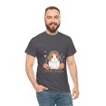 thumbnail image 5 of Guinea Grooves Unisex Heavy Cotton Tee Cute Pig Wearing Headphones Tshirt, 5 of 12