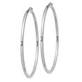 thumbnail image 2 of White Sterling Silver Earring Hoop Women'S 67 mm 65, 2 of 3
