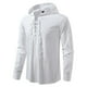 thumbnail image 2 of pstuiky Camisas de manga larga abrigadas para hombre, Cárdigan informal con capucha y mangas largas para hombre top de hombre l, 2 of 9